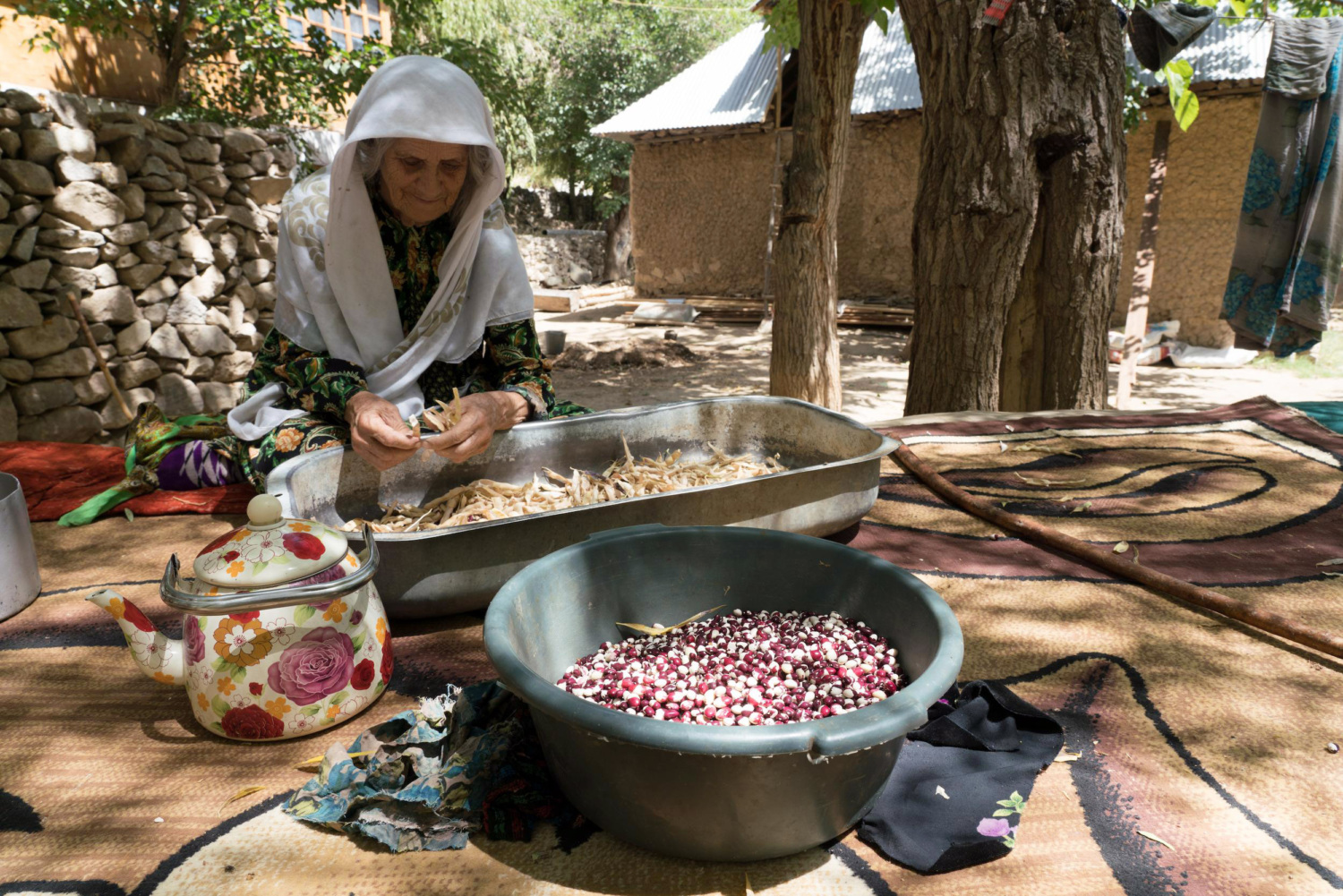 Elder Woman in Tajikistan.