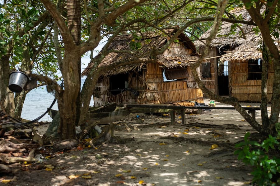 Photo of traditional home in a village.