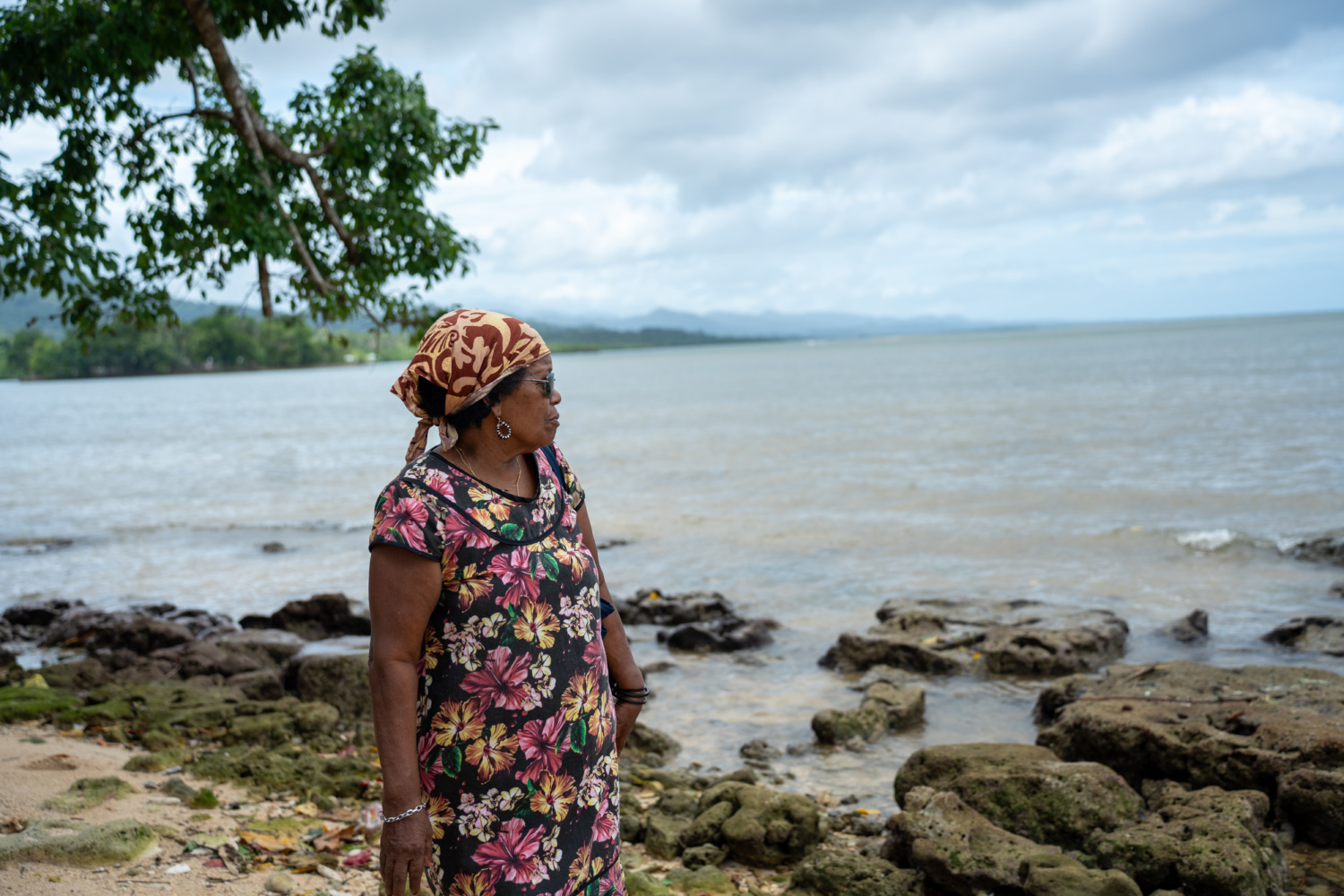 Women looking out to sea